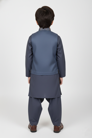 WaistCoat Shalwar Suit 684-528