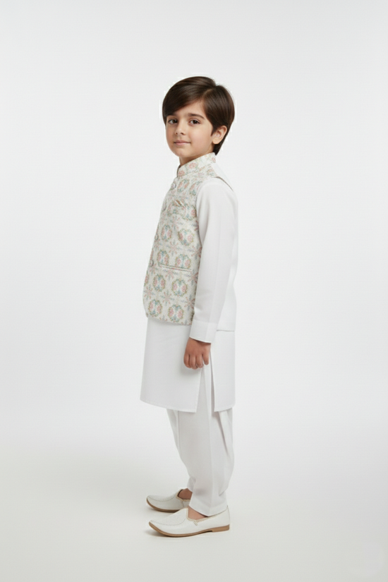 WaistCoat Shalwar Suit 684-532
