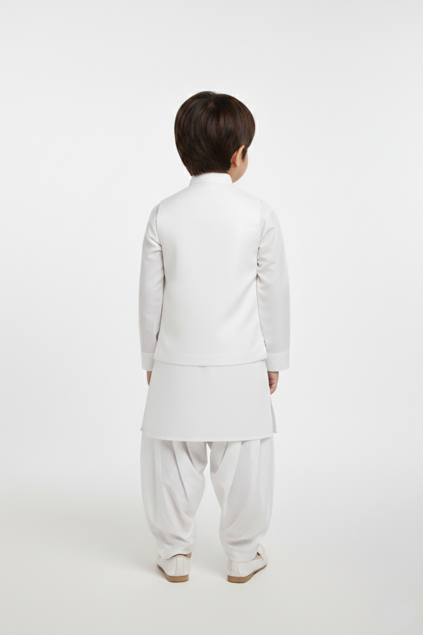 WaistCoat Shalwar Suit 684-532