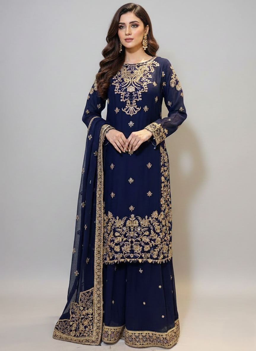 Sharara Suit AL-4164