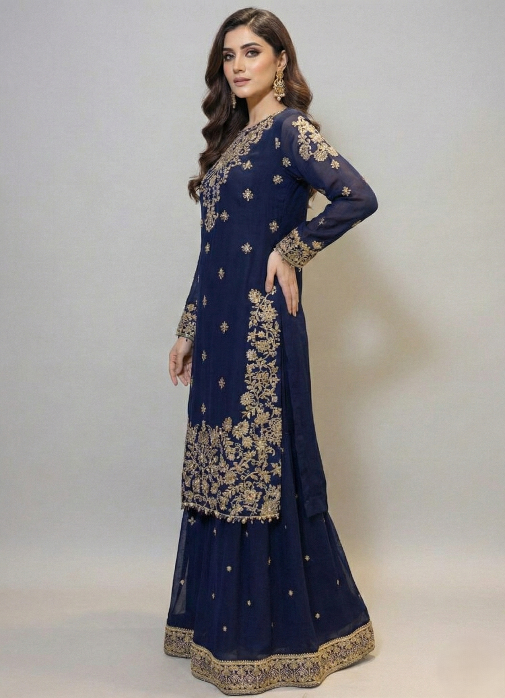 Sharara Suit AL-4164