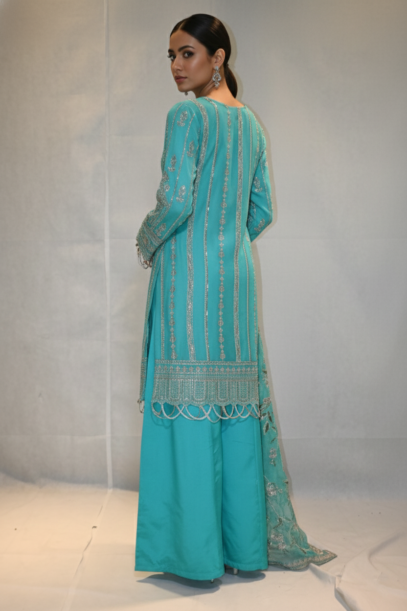 Sharara Suit AL-4037