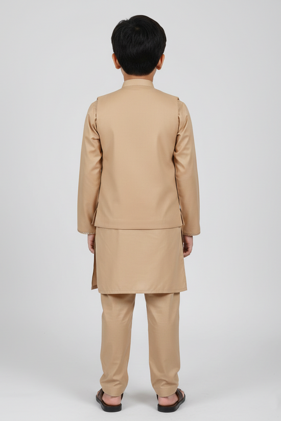 Waistcoat Trouser Suit Brand B-638
