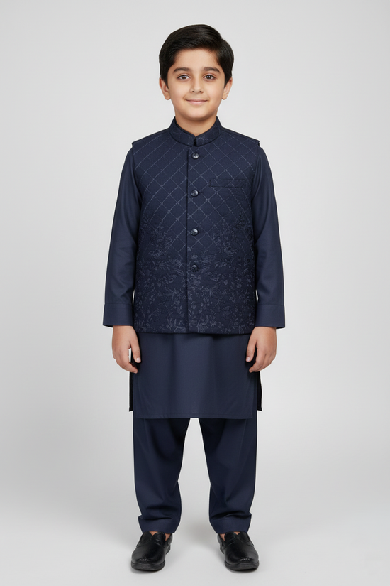 Waistcoat Trouser Suit Brand B-642