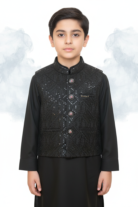 WaistCoat Shalwar Suit 26-002