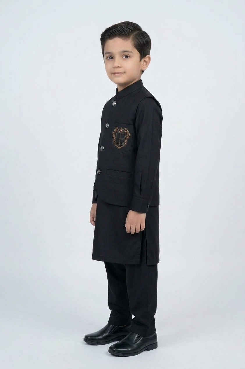 WaistCoat Shalwar Suit 684-622