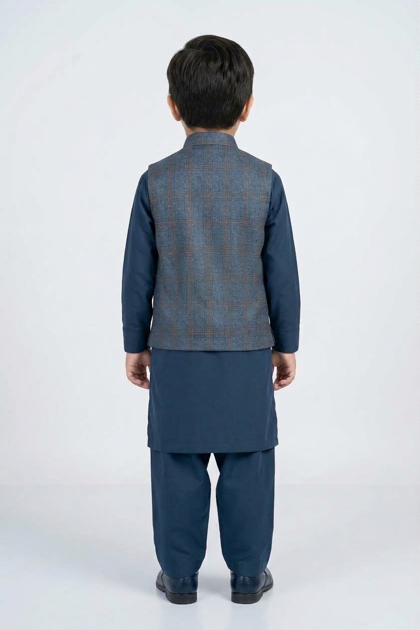 WaistCoat Shalwar Suit 684-605