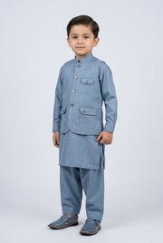WaistCoat Shalwar Suit 684-619