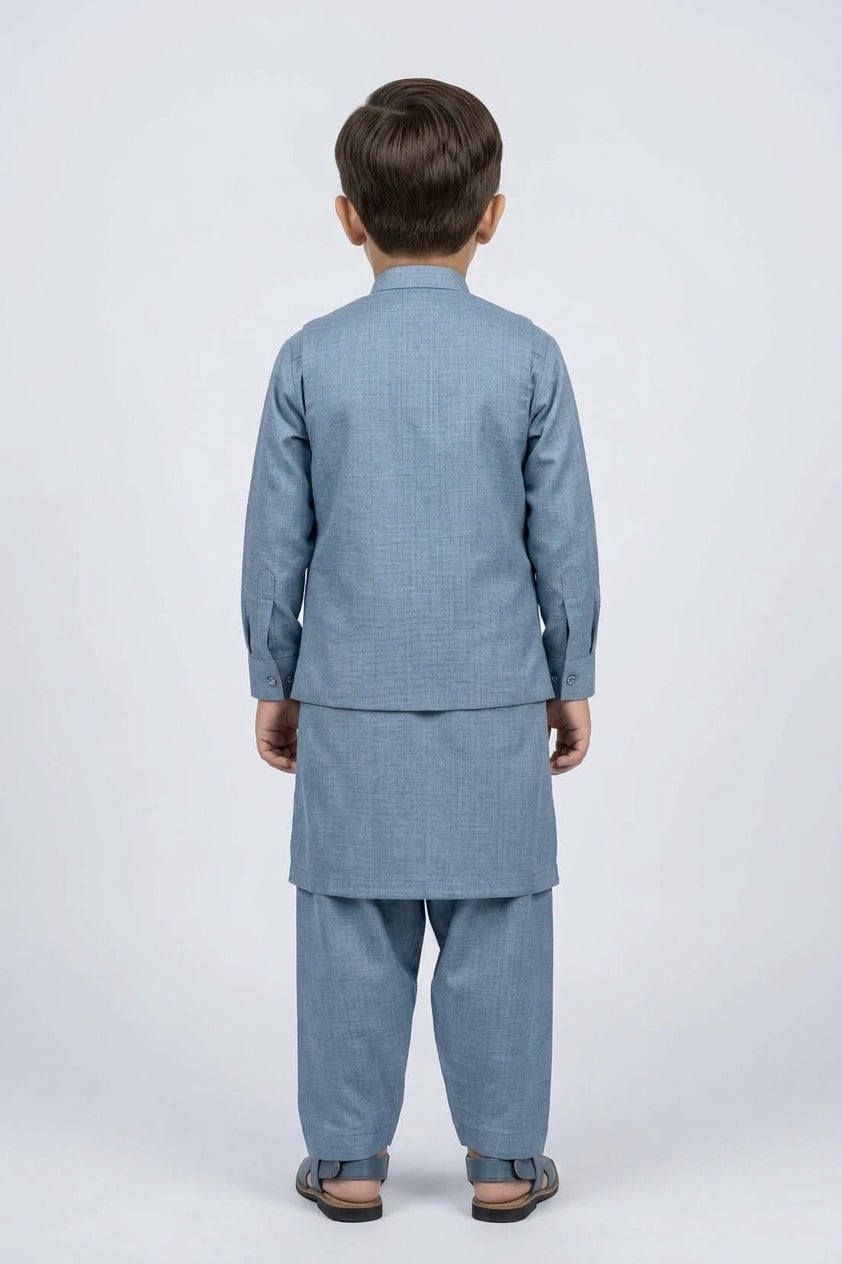 WaistCoat Shalwar Suit 684-619