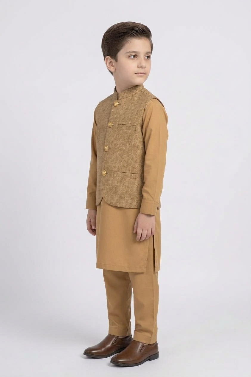 WaistCoat Shalwar Suit 684-605