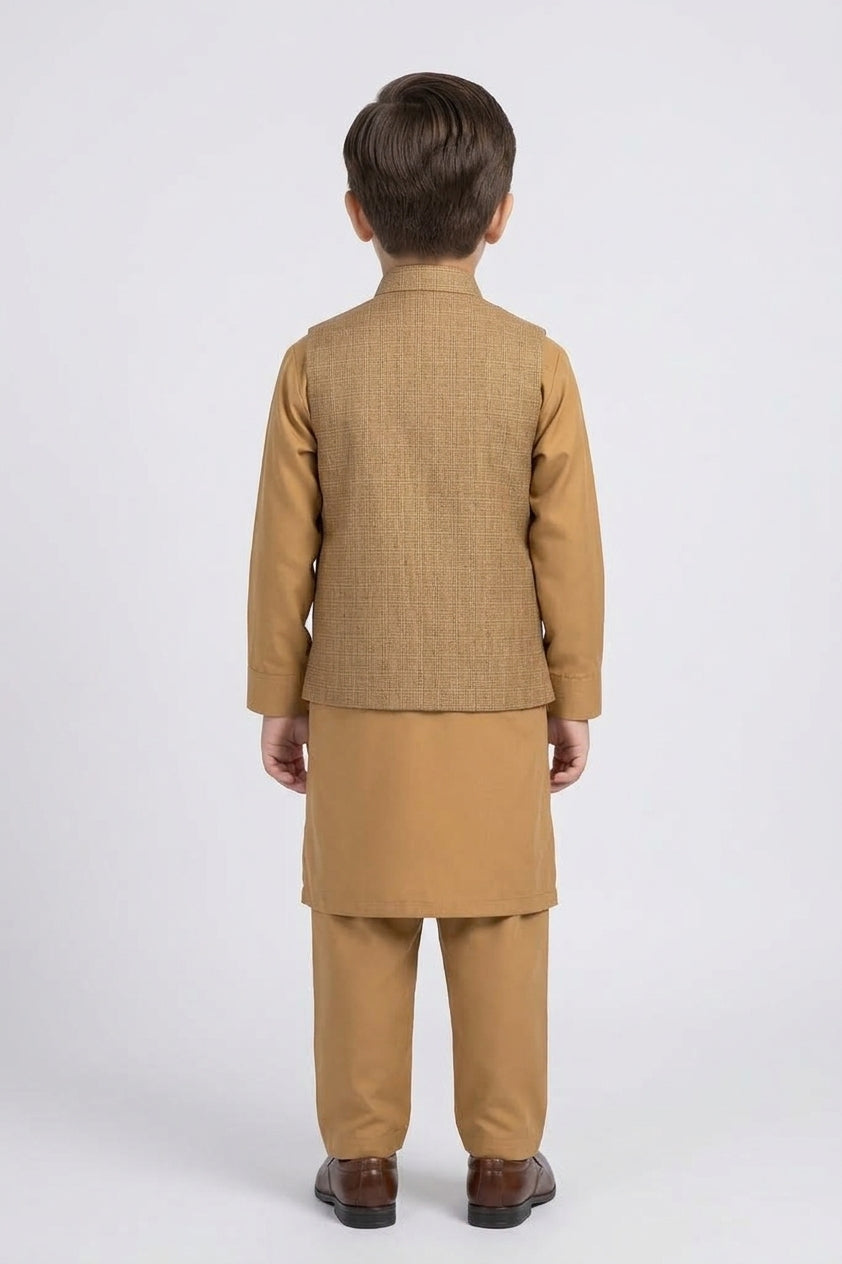 WaistCoat Shalwar Suit 684-605