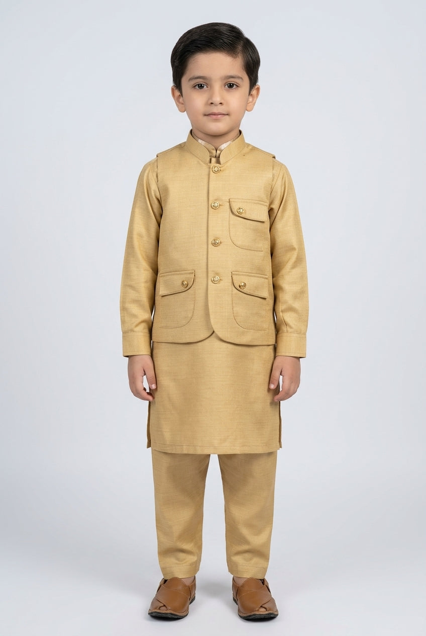 WaistCoat Shalwar Suit 684-619