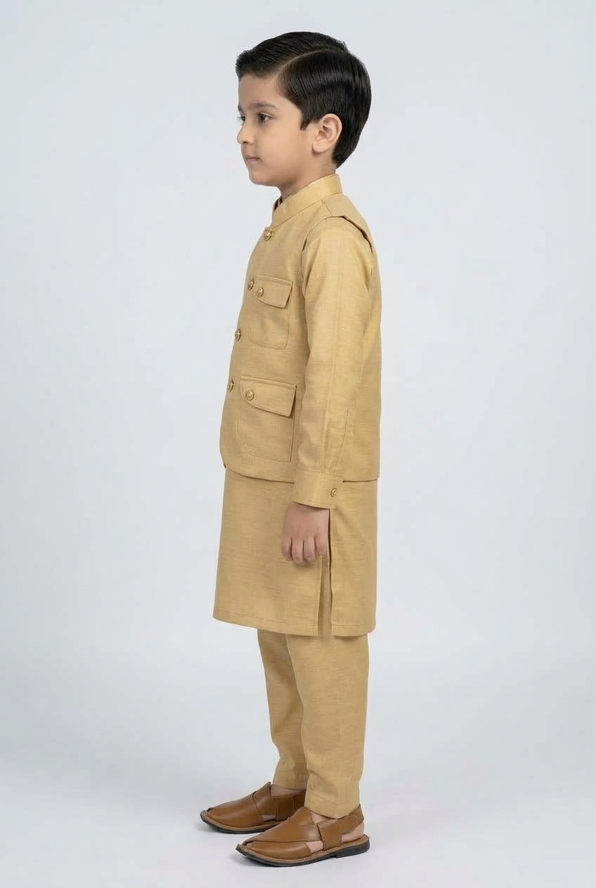 WaistCoat Shalwar Suit 684-619