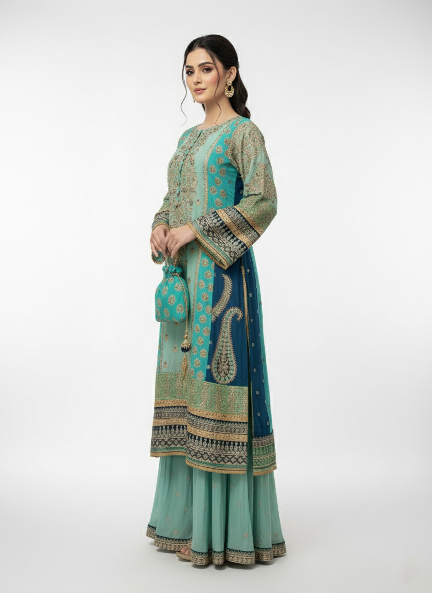 Sharara Suit 586-501