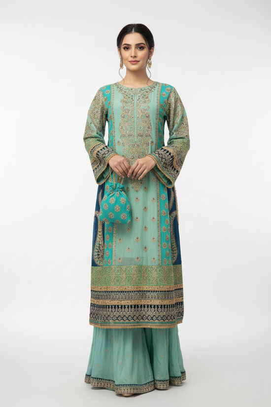 Sharara Suit 586-501