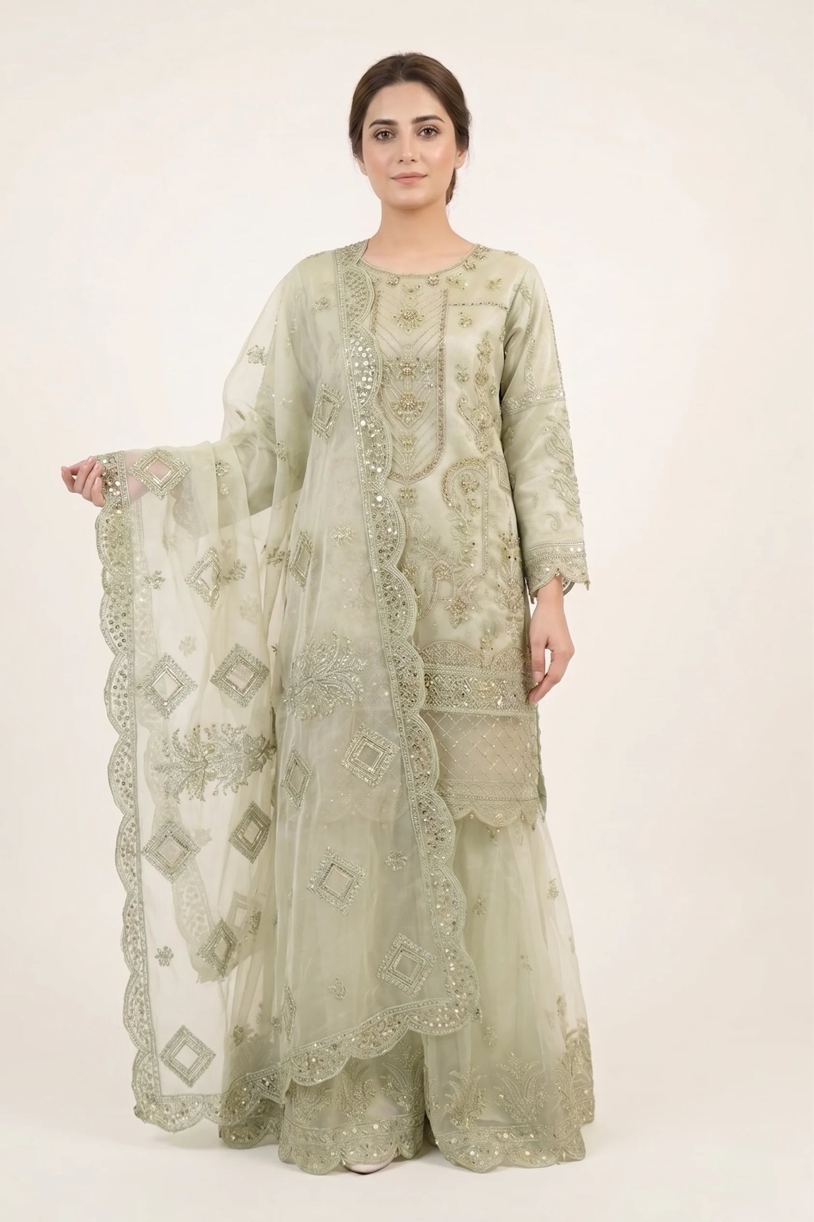 Sharara Suit 1585-9089