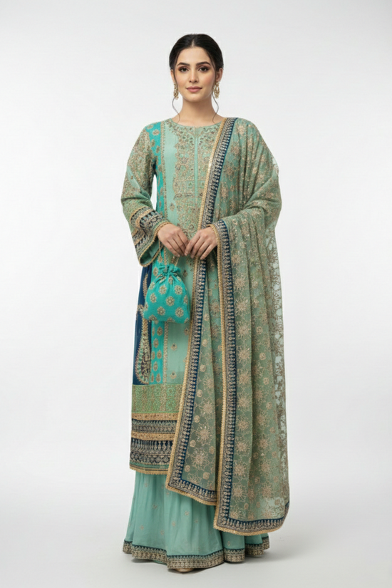 Sharara Suit 586-501