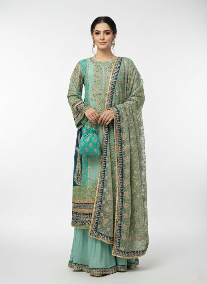 Sharara Suit 586-501