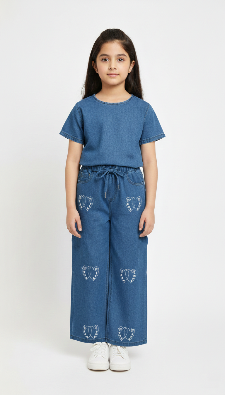 Pant 64-D-HEART-3-C