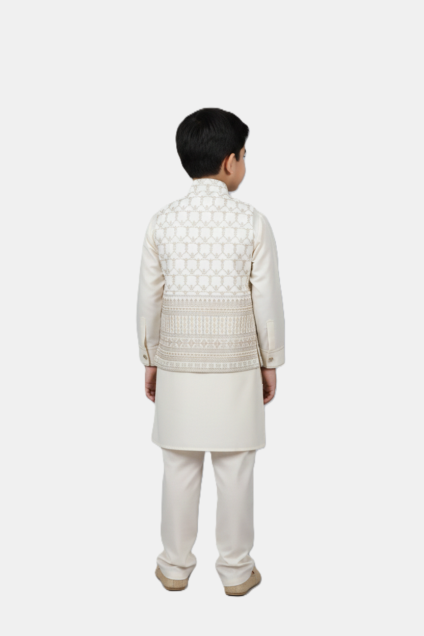 WaistCoat Shalwar Suit 986-K-3698-A