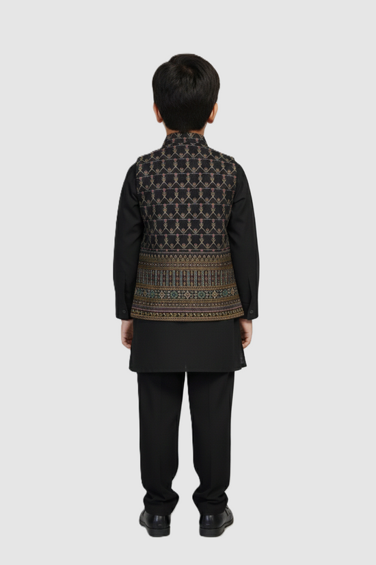 WaistCoat Shalwar Suit 986-K-3615-A