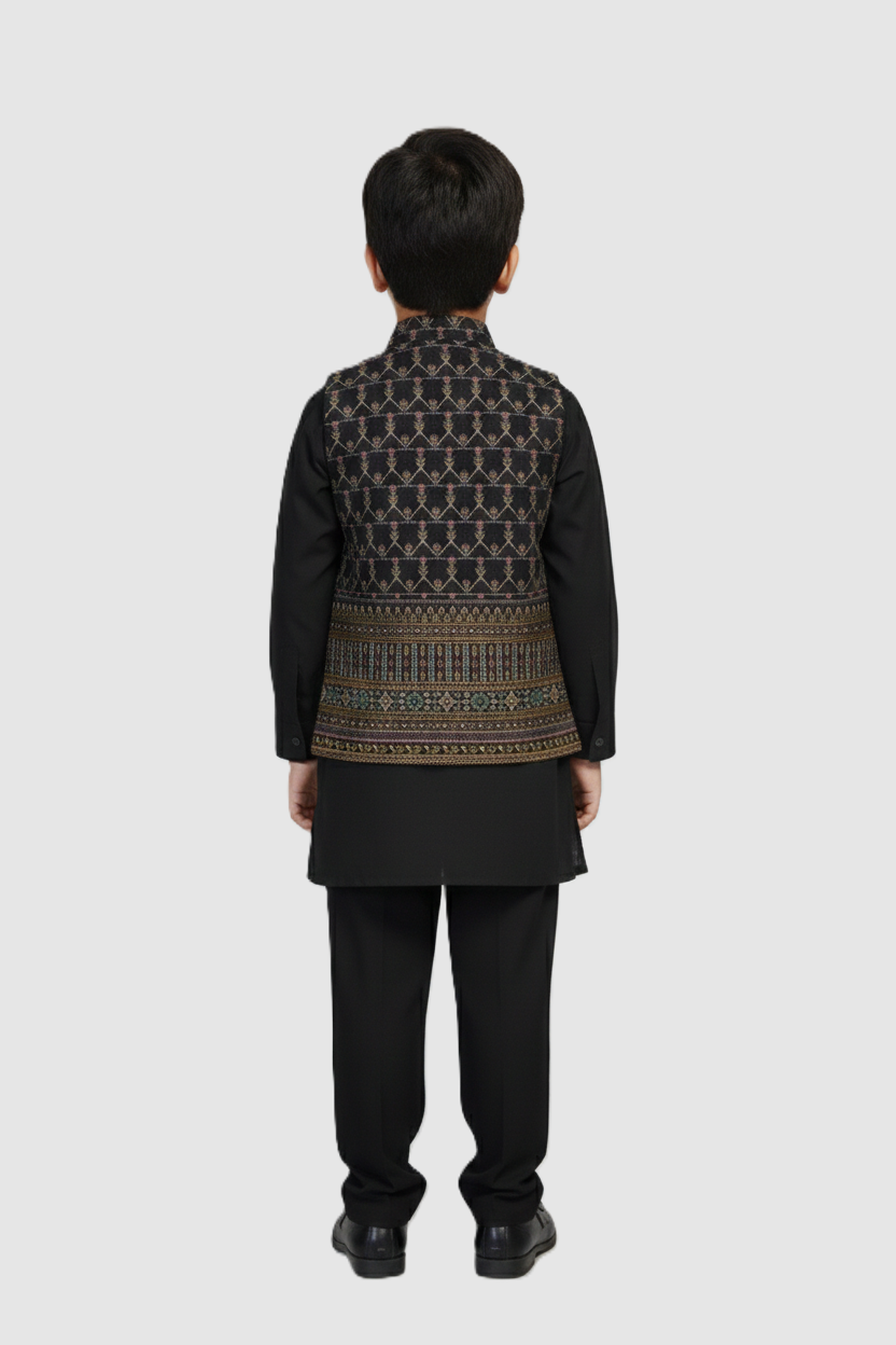 WaistCoat Shalwar Suit 986-K-3615-A