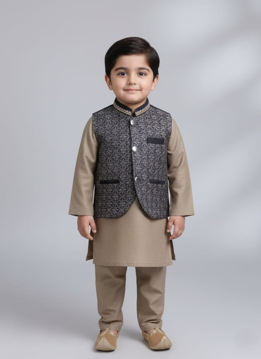 Prince Coat Trouser Suit J-385