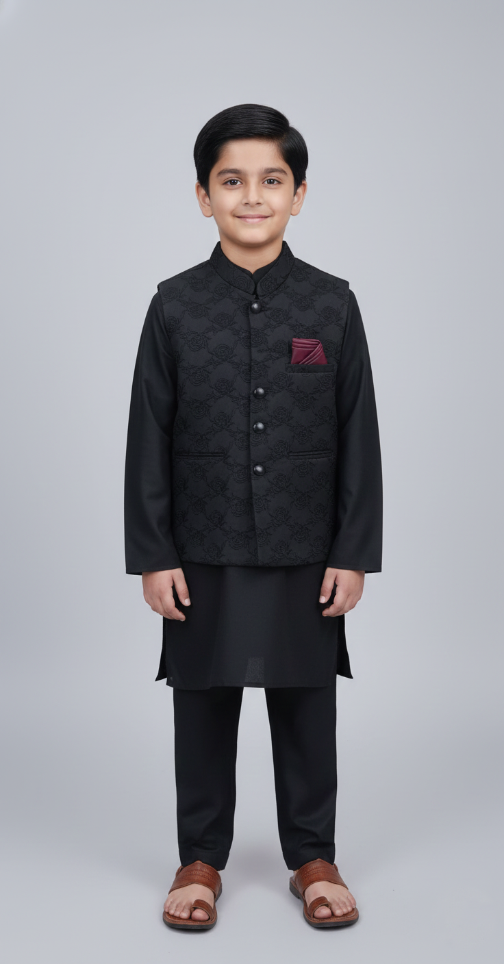 WaistCoat Trouser Suit K-3347-B