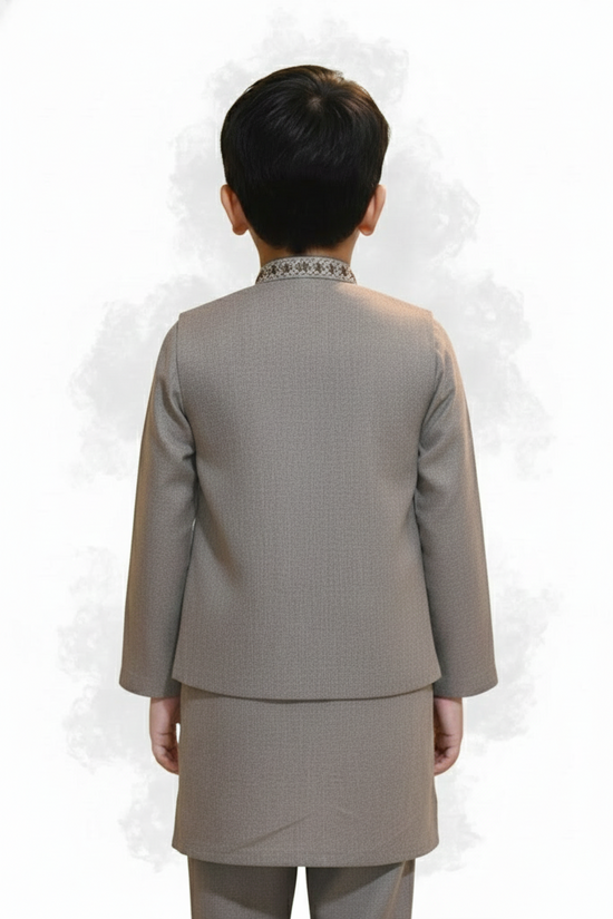 WaistCoat Shalwar Suit 26-006