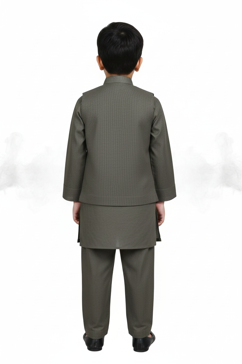 WaistCoat Shalwar Suit 26-003