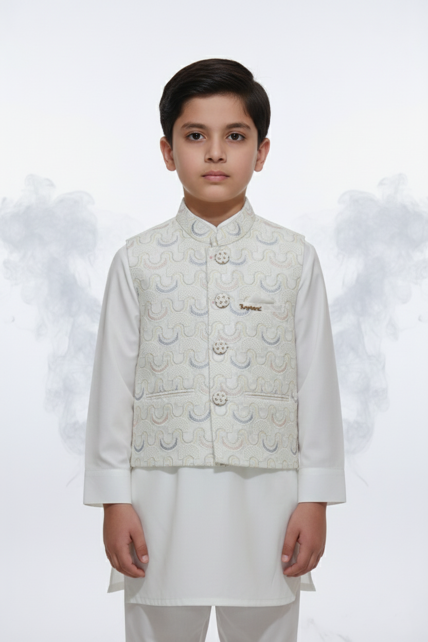 WaistCoat Shalwar Suit 25-995