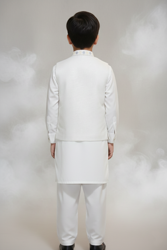 WaistCoat Shalwar Suit 26-011
