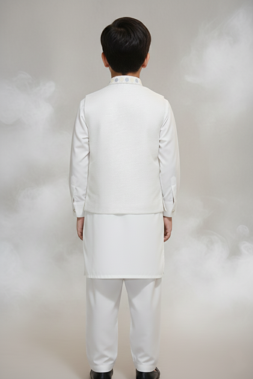 WaistCoat Shalwar Suit 26-011