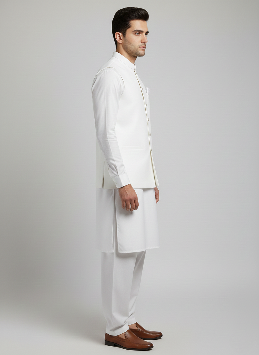 WaistCoat Shalwar Suit WS-222-111