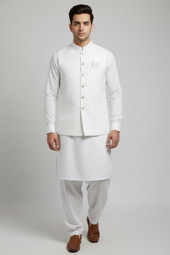 WaistCoat Shalwar Suit WS-222-111